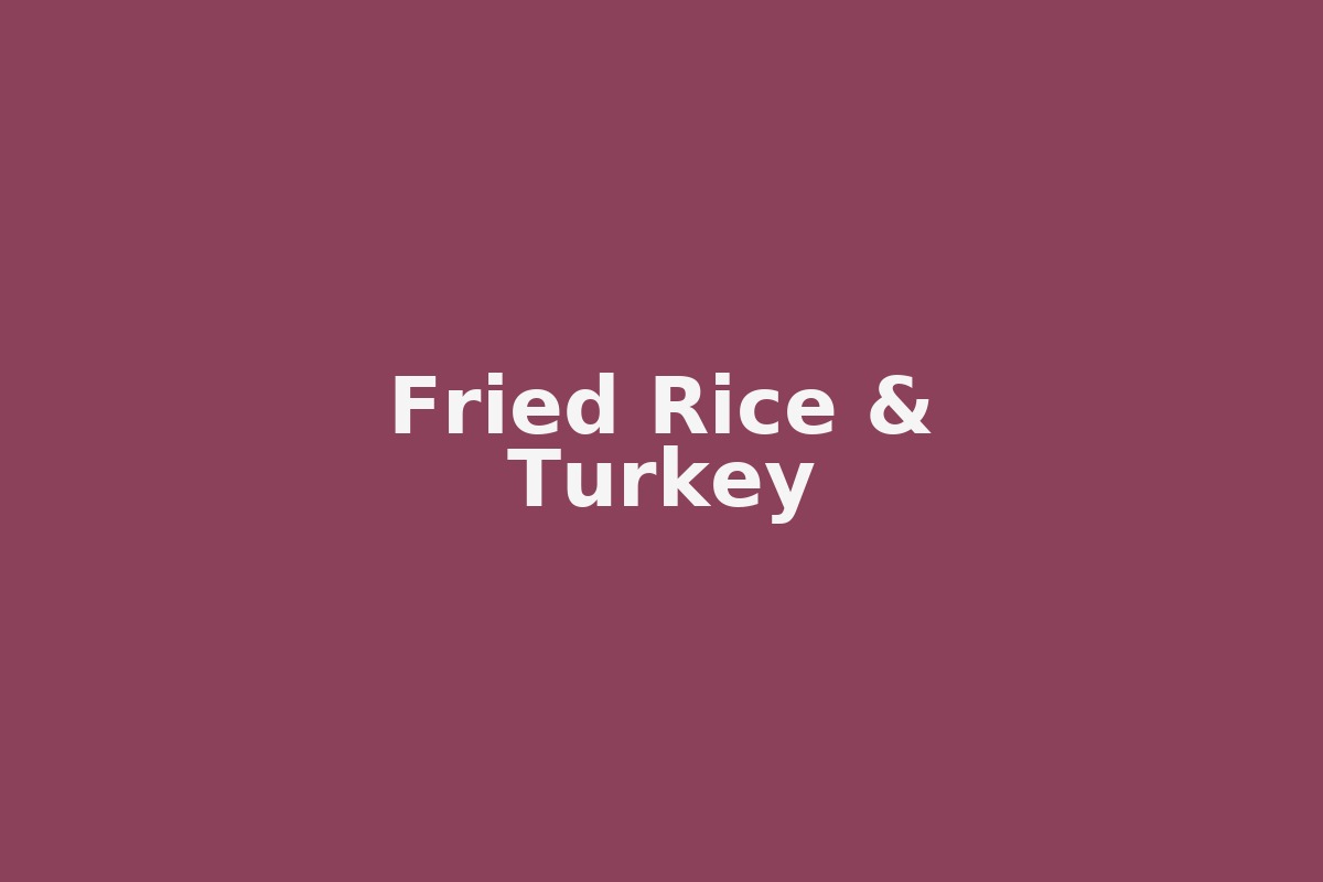 Fried Rice & Turkey